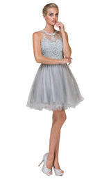 Dancing Queen 2156 Dress Silver