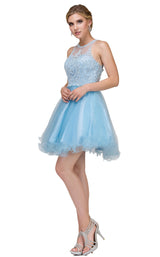 Dancing Queen 2156 Dress Sky-Blue
