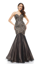 1 of 8 Colors Dress 2163 Dress Black-Gold