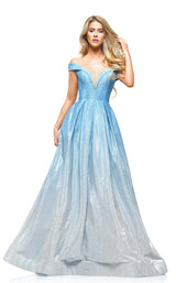 1 of 16 Colors Dress 2191 Dress Aqua-Multi