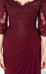 8 of 8 Montage 220942 Dress Wine