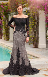 3 of 5 Ivonne D 220D30 Dress Black-Charcoal
