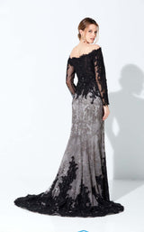 2 of 5 Ivonne D 220D30 Dress Black-Charcoal