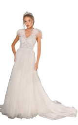 1 of 3 Terani 2215E0151 Dress Ivory