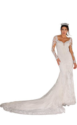 1 of 3 Terani 2215E0152 Dress Ivory