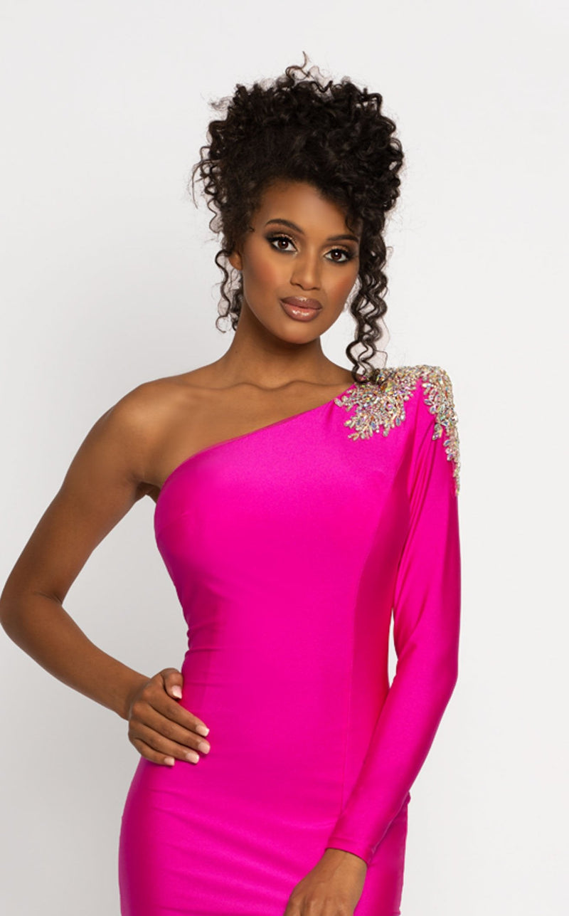 Johnathan Kayne 2224 Dress Hot-Pink