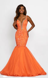1 of 4 Johnathan Kayne 2229 Dress Papaya