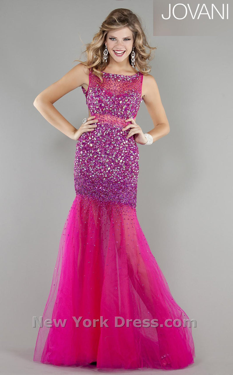 Jovani 171100 Hot Pink