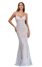 1 of 6 Nina Canacci 2242 Ivory/Nude