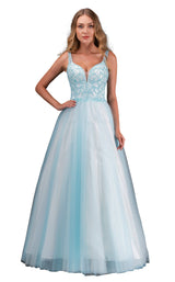 1 of 12 Nina Canacci 2254 Ivory-Ice-Blue