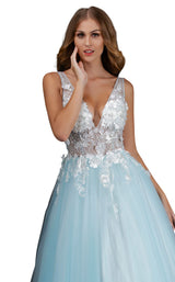 10 of 16 Nina Canacci 2256 Ivory/Blue