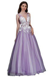 3 of 16 Nina Canacci 2256 Ivory-Purple