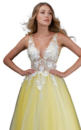 12 of 16 Nina Canacci 2256 Ivory-Yellow