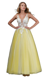 4 of 16 Nina Canacci 2256 Ivory-Yellow