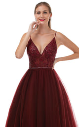 7 of 12 Nina Canacci 2260 Burgundy