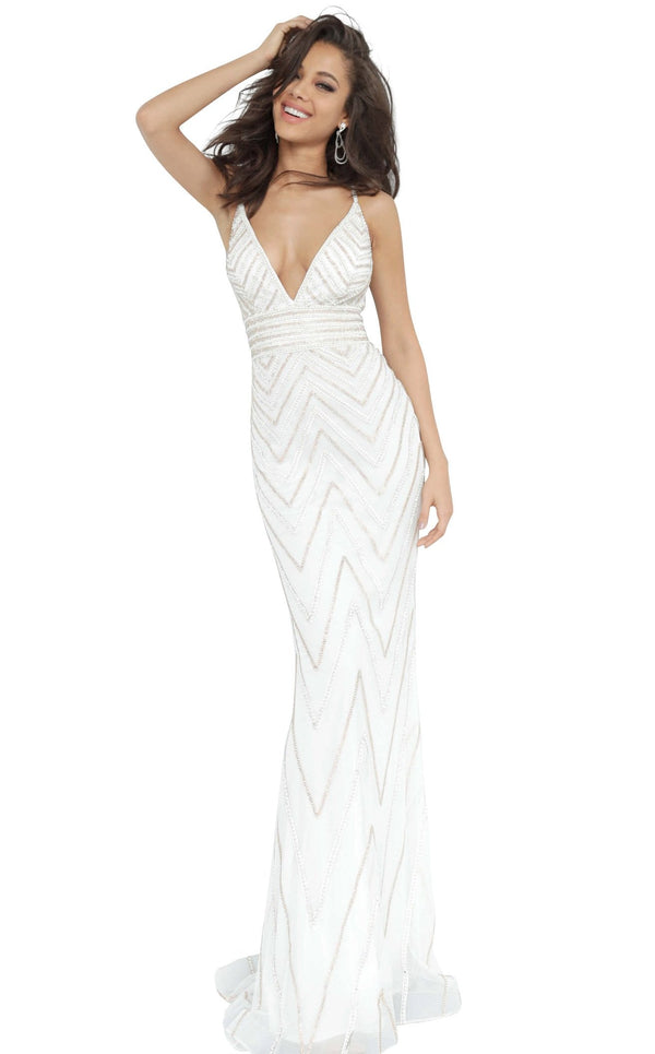 Jovani 2267 Off-White-Gold