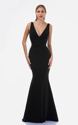 1 of 4 Nina Canacci 2267 Dress Black