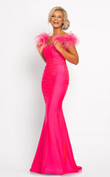 1 of 6 Johnathan Kayne 2280 Dress Hot-Pink