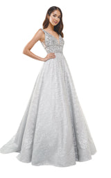 1 of 8 Colors Dress 2286 Dress Silver