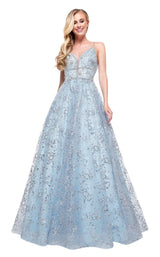 1 of 13 Colors Dress 2288 Dress Light-Blue