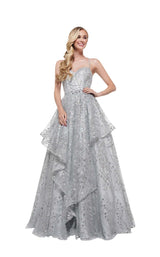 1 of 10 Colors Dress 2289 Dress Silver