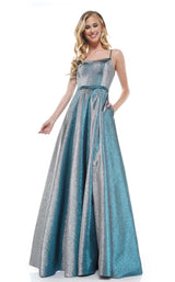 1 of 14 Nina Canacci 2290 Dress Baby-Blue