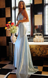 3 of 10 Jovani 23010 Light Blue