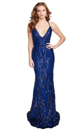 1 of 4 Nina Canacci 2306 Dress Navy