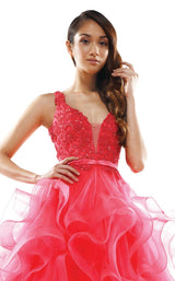 8 of 12 Colors Dress 2325 Dress Hot-Coral