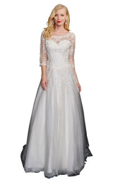 1 of 4 Nina Canacci 2327 Dress Ivory