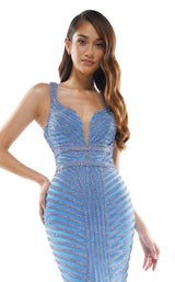 9 of 16 Colors Dress 2337 Dress Ocean-Blue