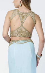 5 of 6 Alyce 6707 Blue Radiance