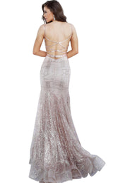 2 of 4 Jovani 2388 Champagne-Blush