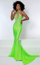 1 of 8 Johnathan Kayne 2401 Dress Lime