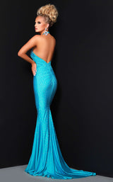 4 of 8 Johnathan Kayne 2401 Dress Turquoise