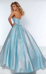 4 of 8 Johnathan Kayne 2411 Dress Aqua-Silver