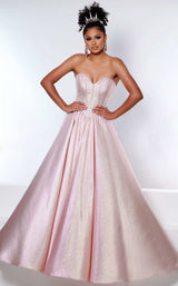 2 of 8 Johnathan Kayne 2411 Dress Pink-Gold