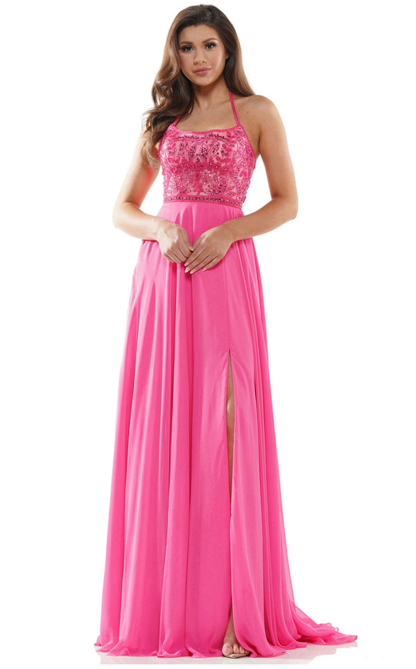 Colors Dress 2414 Dress Hot-Pink