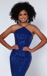 4 of 6 Johnathan Kayne 2414 Dress Royal