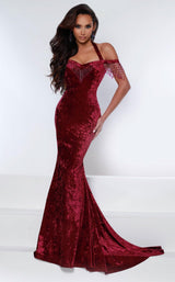 1 of 6 Johnathan Kayne 2415 Dress Merlot