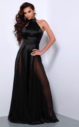 1 of 8 Johnathan Kayne 2418 Dress Black