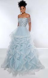 1 of 4 Johnathan Kayne 2433 Dress Ice-Blue