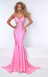 2 of 6 Johnathan Kayne 2434 Dress Bubblegum