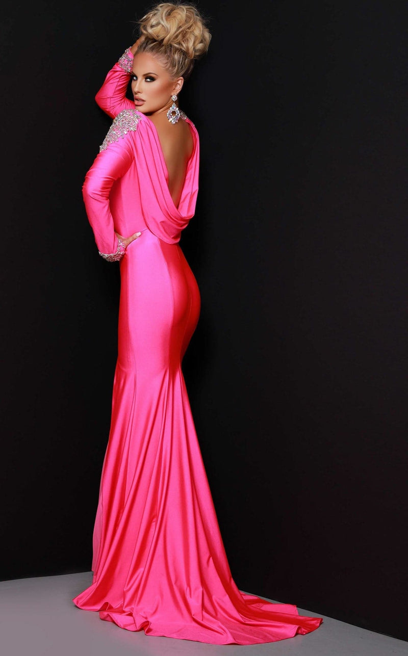 Johnathan Kayne 2436 Dress Hot-Pink