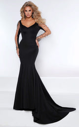 1 of 6 Johnathan Kayne 2441 Dress Black