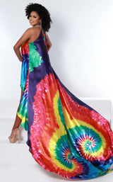 2 of 4 Johnathan Kayne 2446 Jumpsuit Tie-Dye