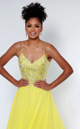 5 of 8 Johnathan Kayne 2447 Dress Lemon