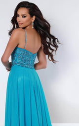 8 of 8 Johnathan Kayne 2447 Dress Ocean