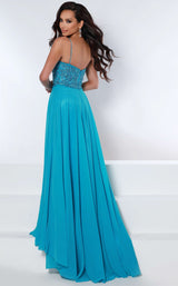 4 of 8 Johnathan Kayne 2447 Dress Ocean