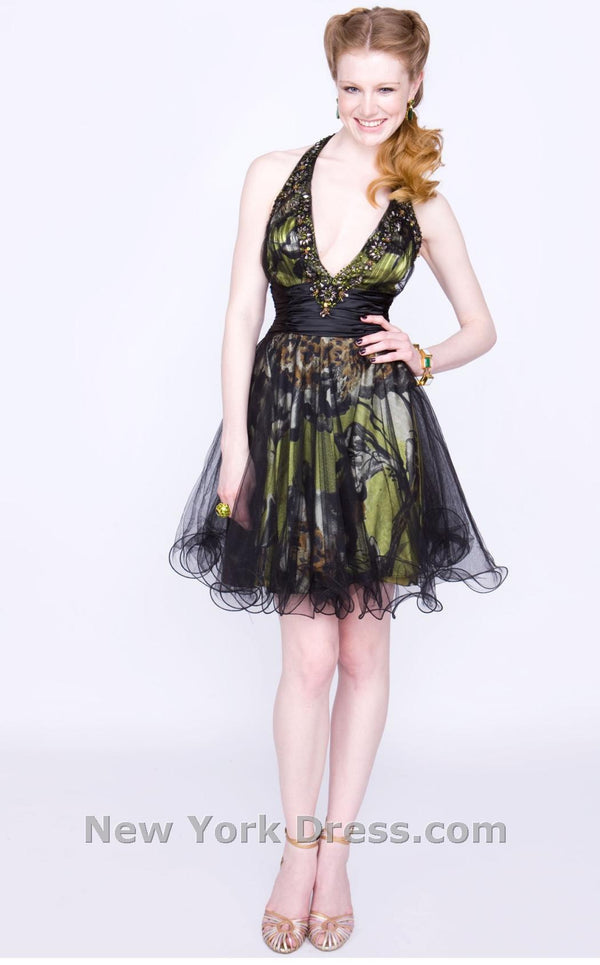 Jovani B14404 Black/Green